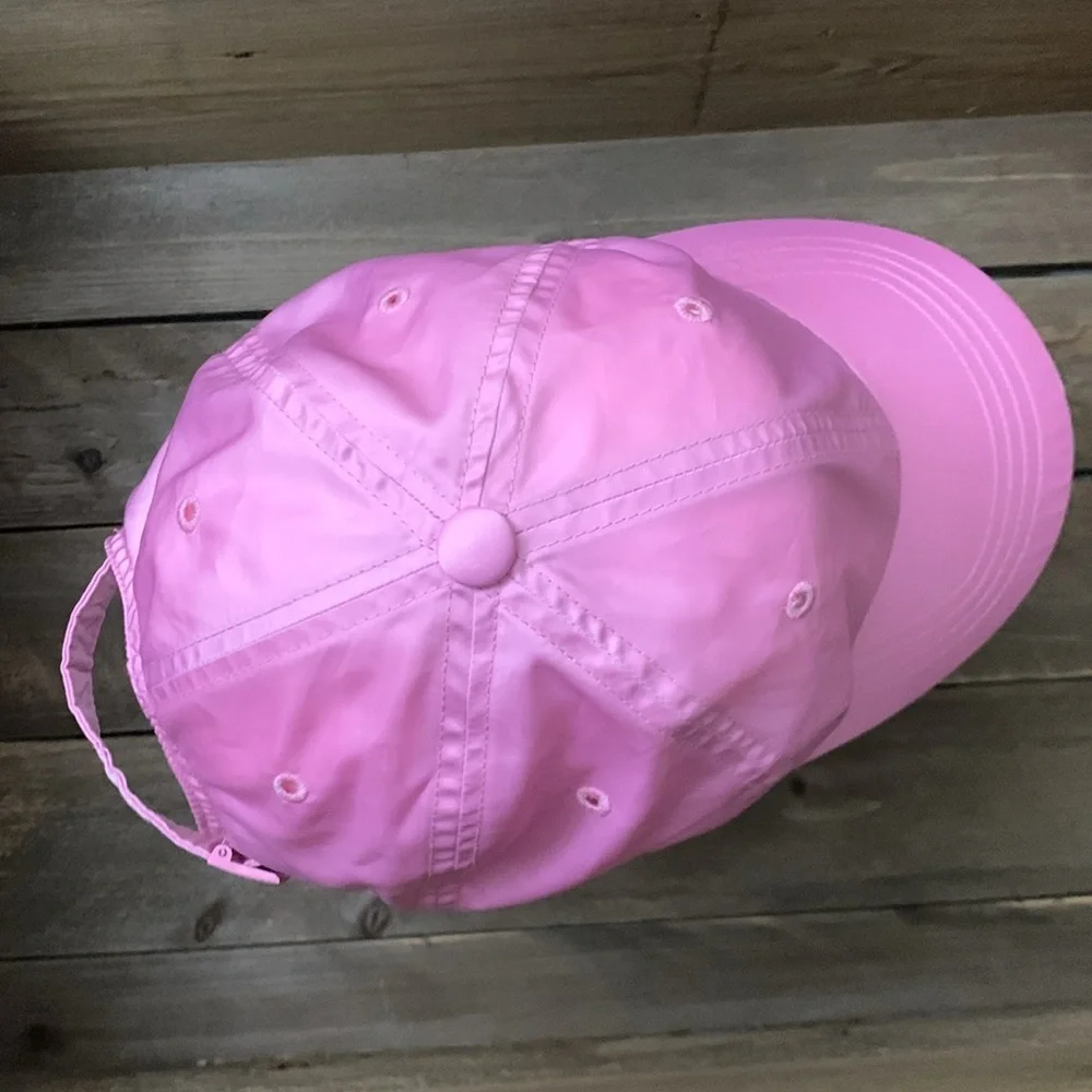 Tory Burch Sport Satin Performance Grumps Tennis Cap Pink